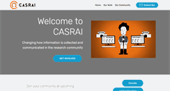 Desktop Screenshot of casrai.org