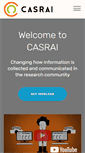 Mobile Screenshot of casrai.org